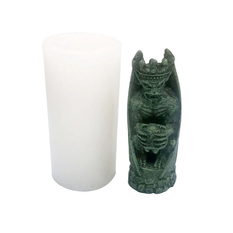 

1 Pc Western Devil Bat Silicone Mold Halloween Mould Hand-made Candle DIY Craft Ornament Gypsum Aromatherapy Decorations