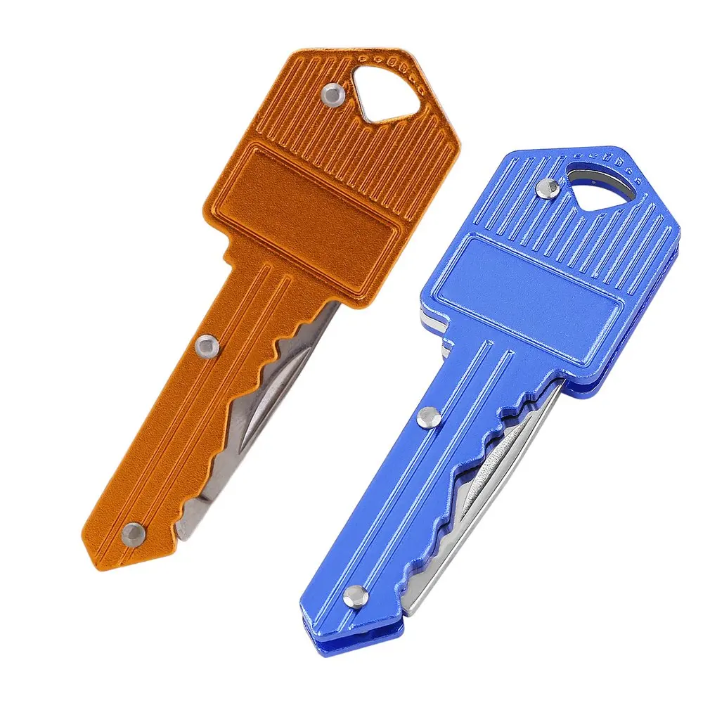 

Multifunctional Outdoor Camping Hiking Tools Foldable Portable Size Mini Hunting Knife Survivcal Key Shape Knife Tools Dropship