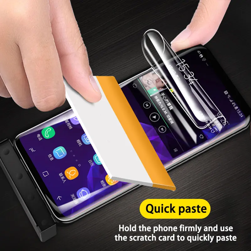 

2-1Pcs Hydrogel Screen Protector Film For Samsung Galaxy S9 S8 S10 Plus Full Cover Protective For S10E Note 9 8 S7 S6 Edge Film
