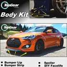 Дефлектор для бамперапереднего спойлера ДЛЯ Hyundai Veloster, для тюнинга автомобилей TopGear