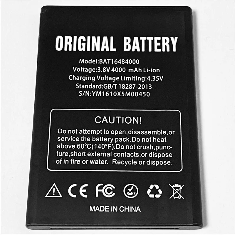 Аккумулятор 3 8 в 4000 мАч BAT16484000 Для DOOGEE X5 Max Pro|3.8v battery|battery 3.8v4000mah battery |