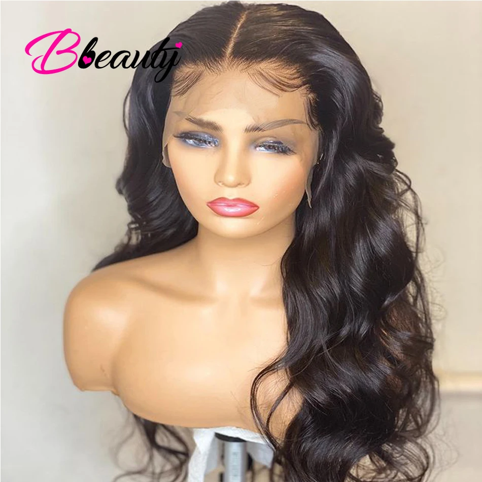 Волосы Bbeauty 13x4 парики из человеческих волос на сетке спереди перуанские