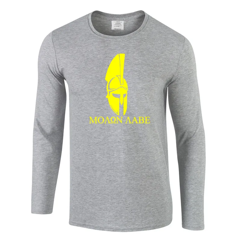 MOLON LABE Come And Take It Spartan Helmet Мужская хлопковая футболка высокого качества с круглым