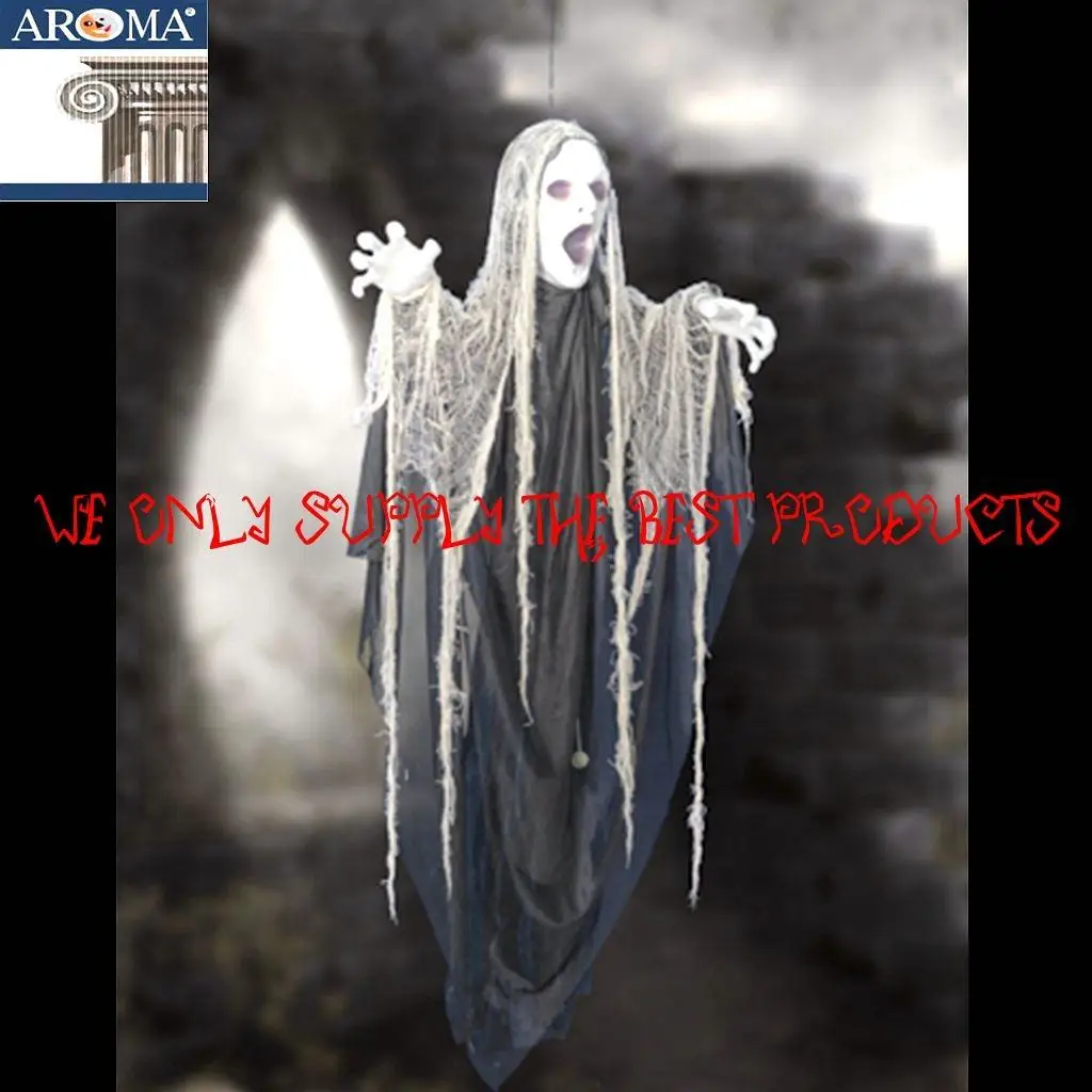

led lights car accessories led Halloween decor Animated 5' Life size Hanging Lighted Up Witch Reaper Spooky Halloween Pr