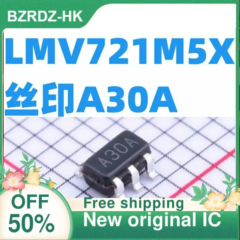 

2-10PCS/lot LMV721 LMV721M5X SOT23-5 A30A New original IC