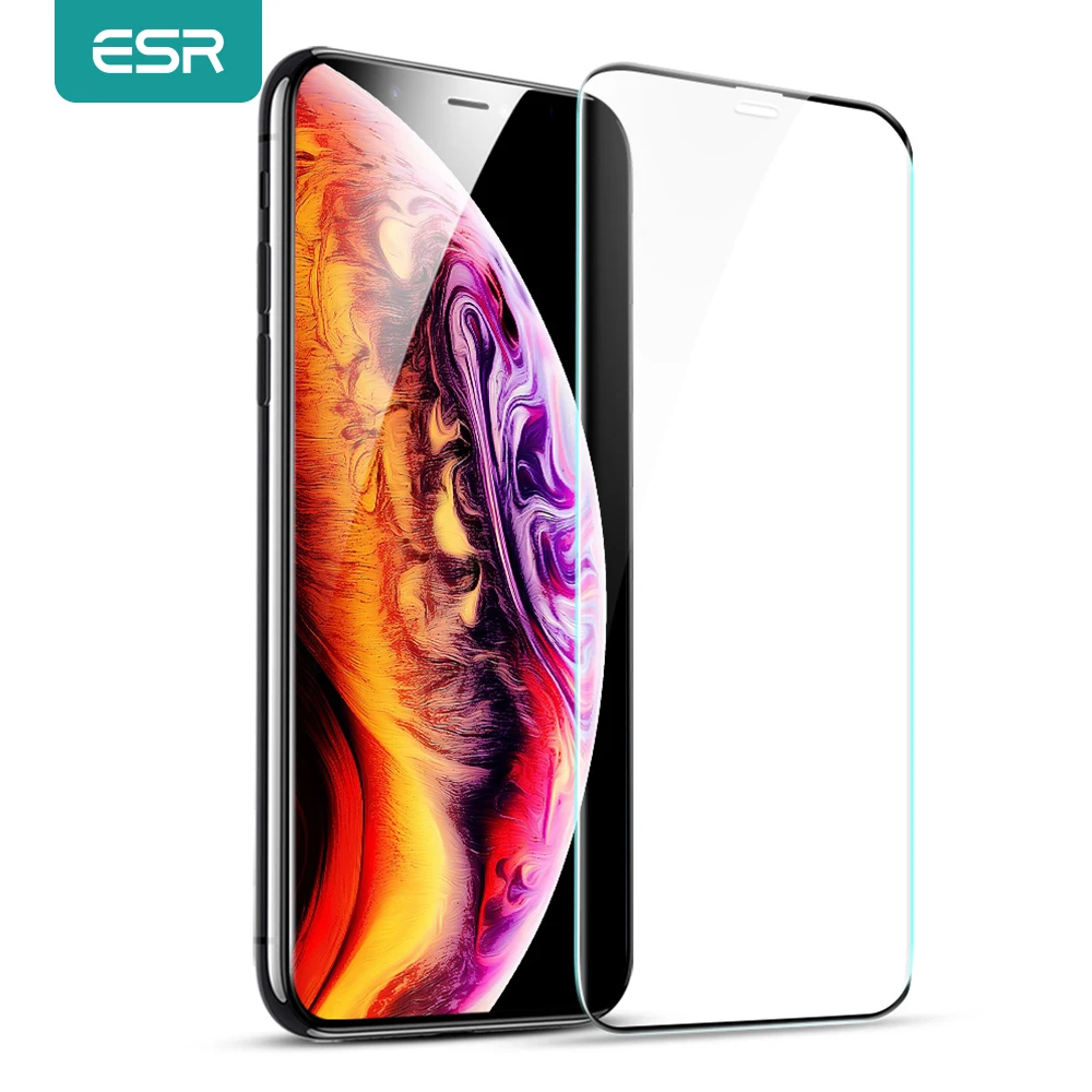 ESR 2 шт. закаленное стекло для iPhone X Xs Xr защита экрана 3X прочная XS/iPhone 2018 пленка