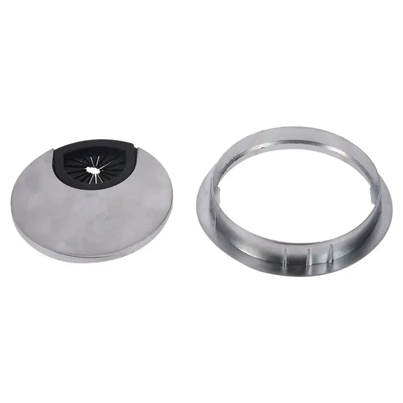 Металлическая круглая диаметром 60 мм цвет серебристый | Мебель