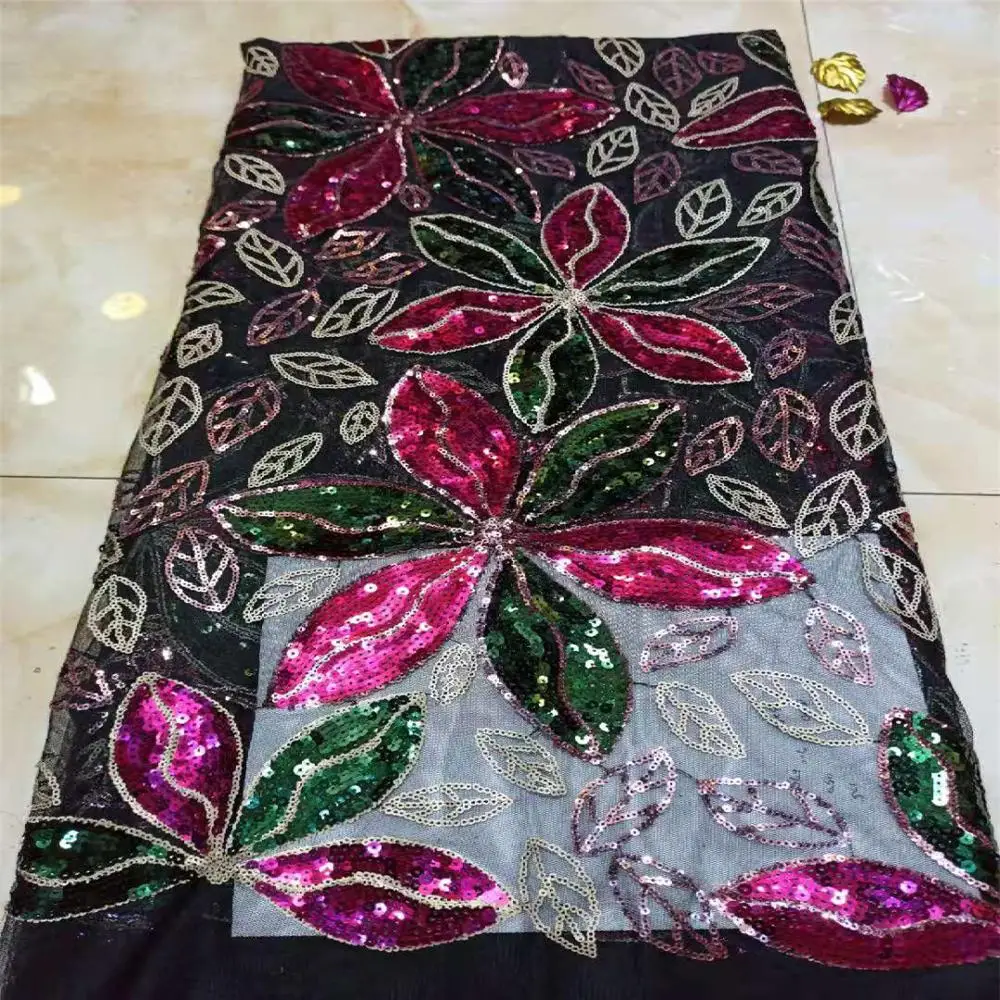 Африканская кружевная ткань 2020 вышивка нигерийские кружева с блестками ткань.
