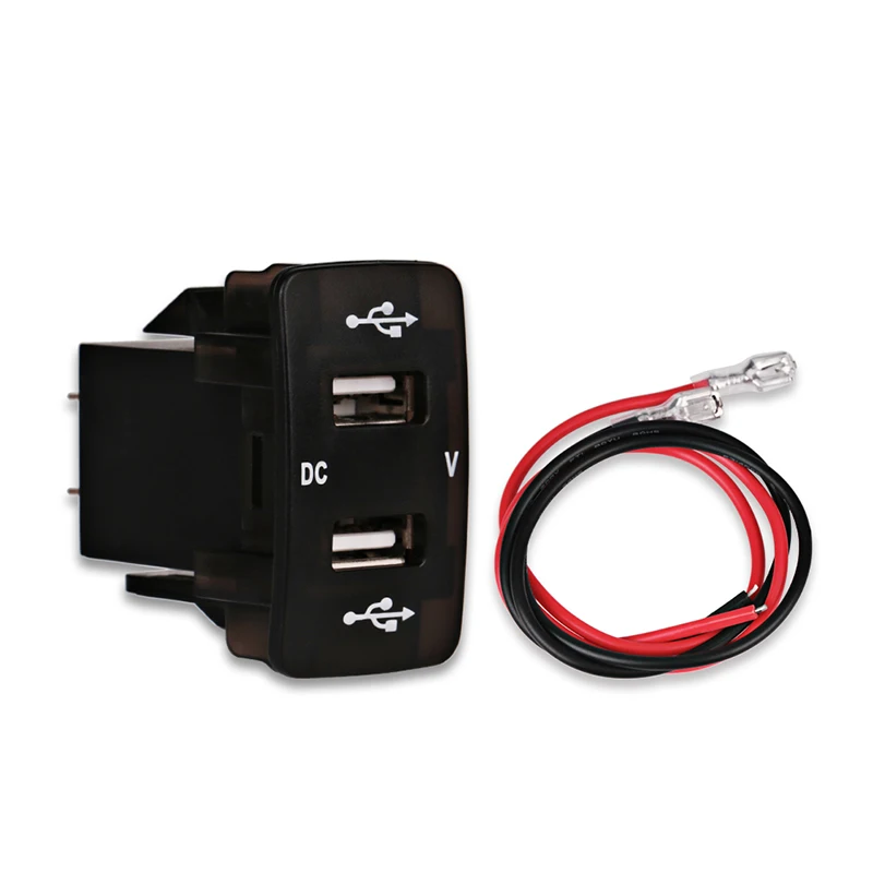 Автомобильное зарядное устройство с двумя Usb-портами 12 В 24 а | Автомобили и