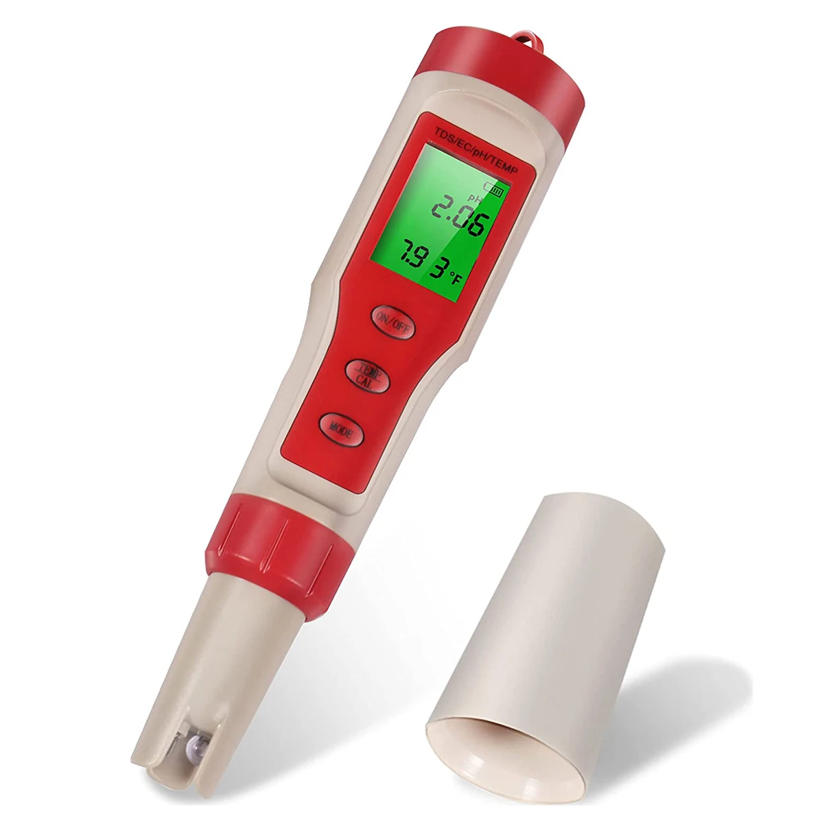 4 в 1 TDS/PH/EC/Temp Многофункциональный тестер воды измеритель PH 0,01 Высокоточный Карманный тестер качества воды для аквариума - изображение