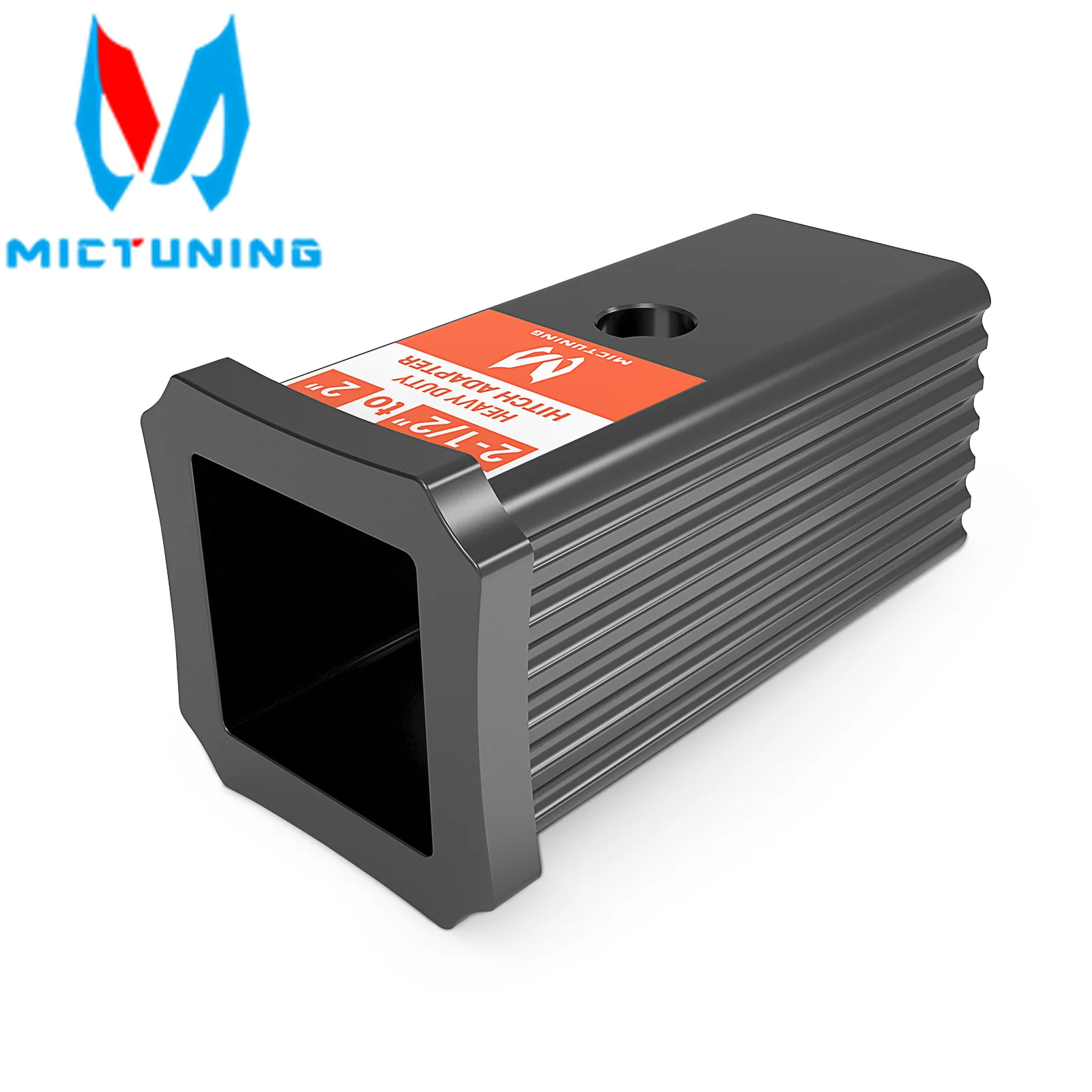 

Усиленный приемник прицепа MICTUNING, 2-1/2 дюйма, класс V до 2 дюймов, класс III и IV, сверхмощный переходник с 2,5 дюйма на 2 дюйма, втулка редуктора