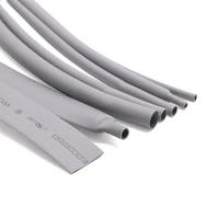 125102050m heat shrink tube dia 1234568910121416 50mm 21 electrical sleeving cable wire heatshrink tube grey