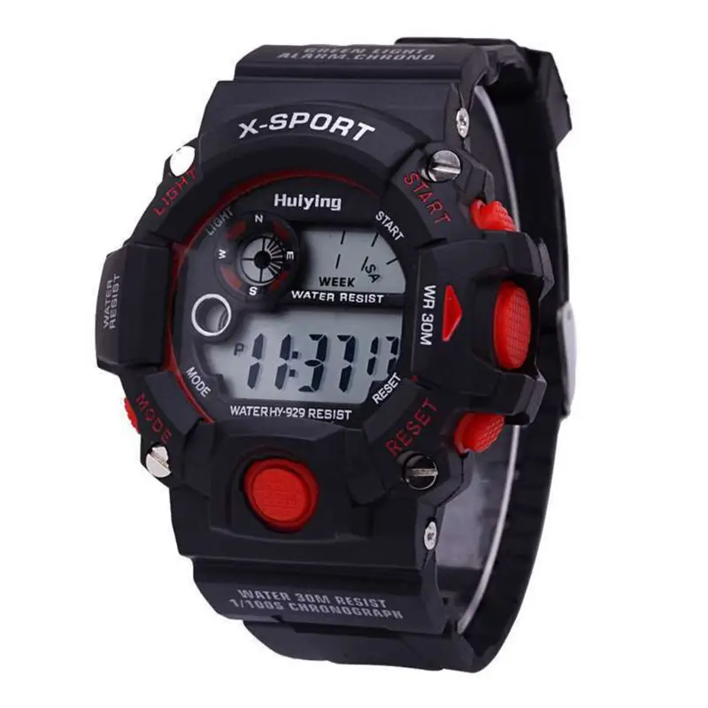 

Fashion Boys Sports Outdoor Watch Student Waterproof Multifunctional Leisure Casual Electronic Watches