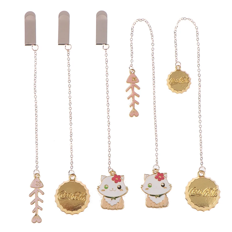 1 шт. милые металлические закладки канцелярские принадлежности школьные офисные