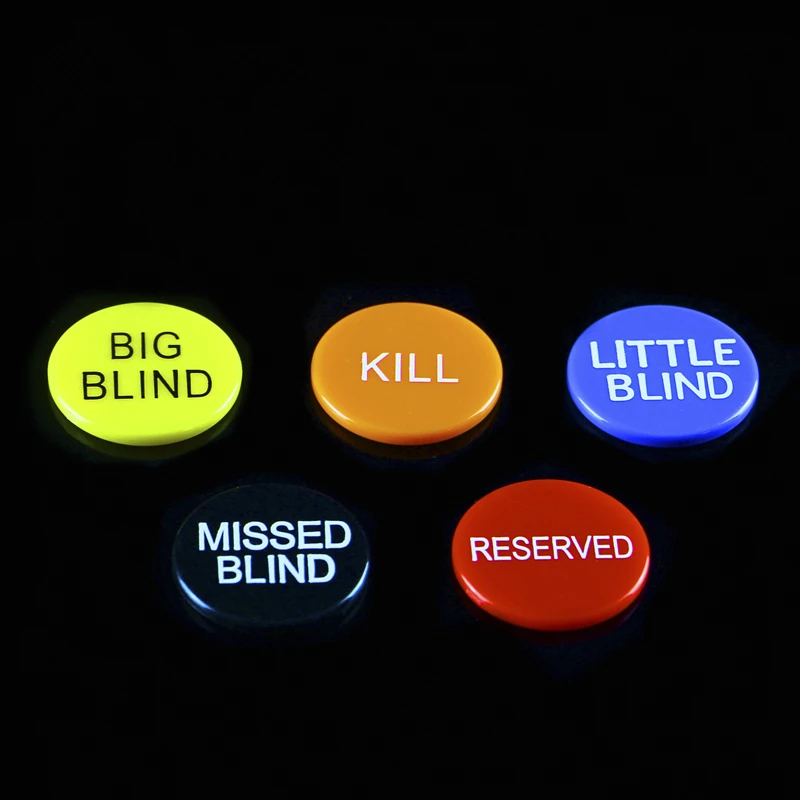 5 шт./лот Продажа ABS круглых пластиковых дилеров монеты большая штора/маленькая