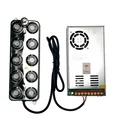 DC 48V Новый ультразвуковой распылитель, промышленный увлажнитель, запчасти для противотуманных машин 5 кгч, ультразвуковой генератор тумана, генератор тумана с 10 головками