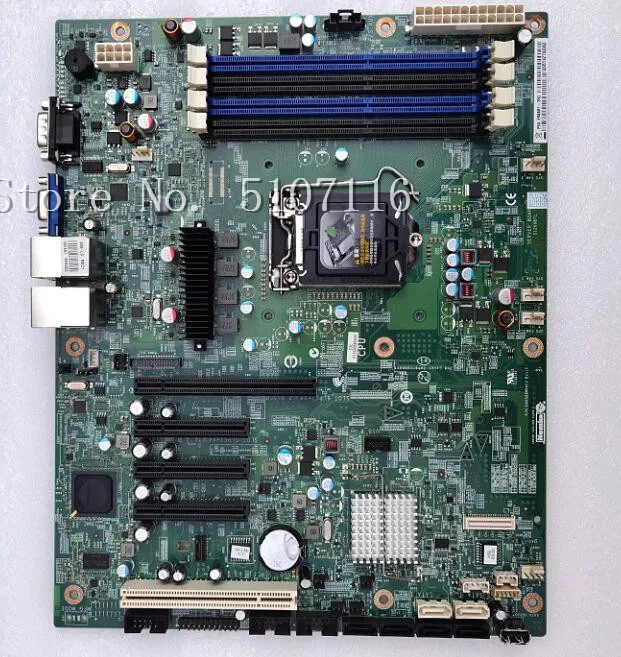 Настольная материнская плата для S1200BTL 1155-pin одноканальная Серверная SATA3