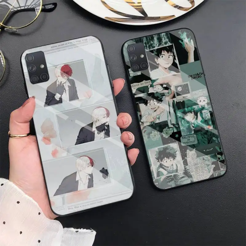 

Shoto Todoroki My Hero Academia Phone Case For Samsung S6 7edge 8 9 10e 20plus S20 Ultra Note8 9 10pro A72018 Tempered Glass