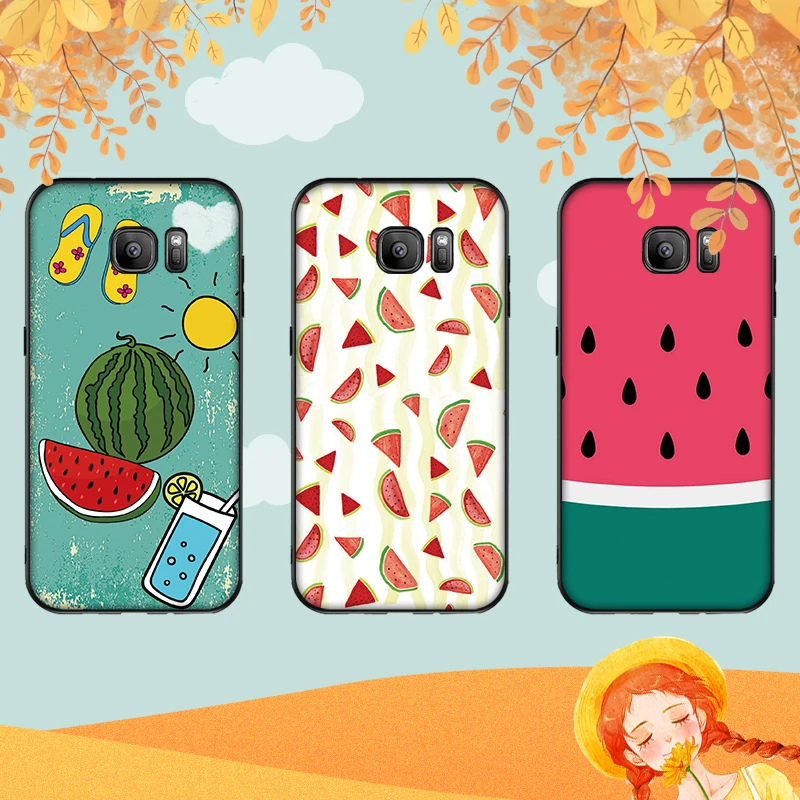Чехол для samsung A10 A20 A30 A40 A50 A60 крышка A3 A5 6 2018 A8 A6 плюс MJ M40 Coque вишня груша персик арбуз
