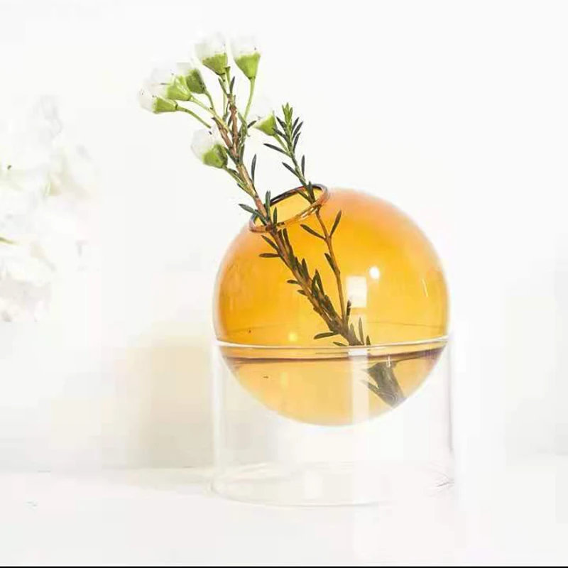 

Ins Creative Floreros Украшения Для Комнаты Flower Terrarium Home Grass Vases Decoracion Para El Hogar Aesthetic Room Deco