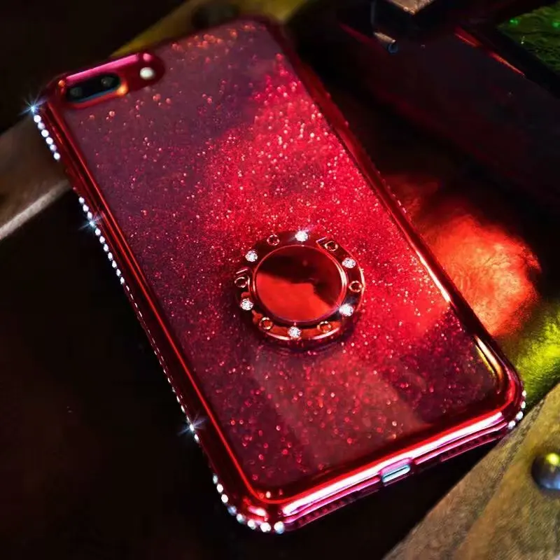 Чехлы для OPPO A5 A9 2020 A5S A11X F11 Reno 3 Z 2 2z ACE Realme X 5 X2 Pro Q блестящий чехол с покрытием из