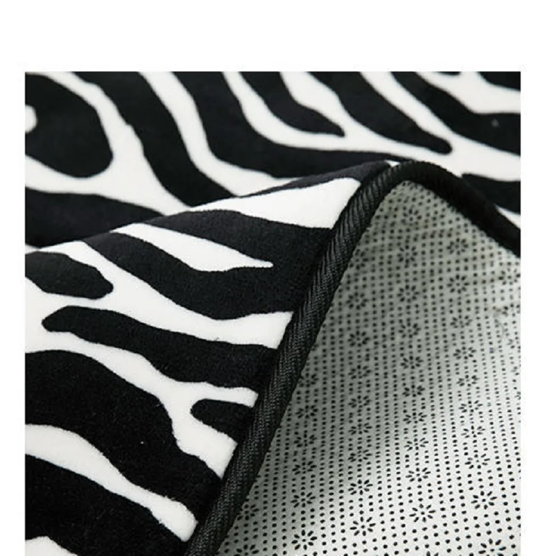 Zebra коврики с узором для гостиной спальни прикроватный мягкий коврик утолщенные