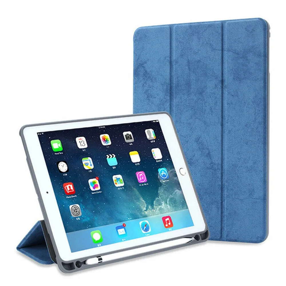 Чехол для планшета Apple ipad 7 10 2 дюймов чехол-книжка в стиле ретро кожаный