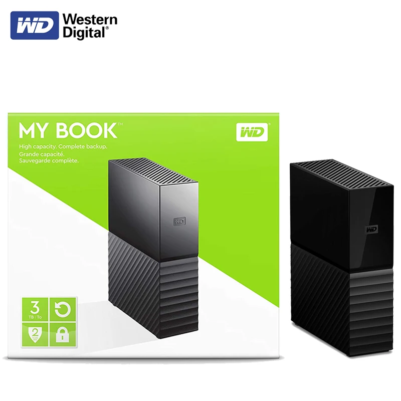 Внешний жесткий диск Western Digital My Book 4 ТБ 6 8 12 3 5 дюйма WD HDD USB 0/256 бит оборудование для