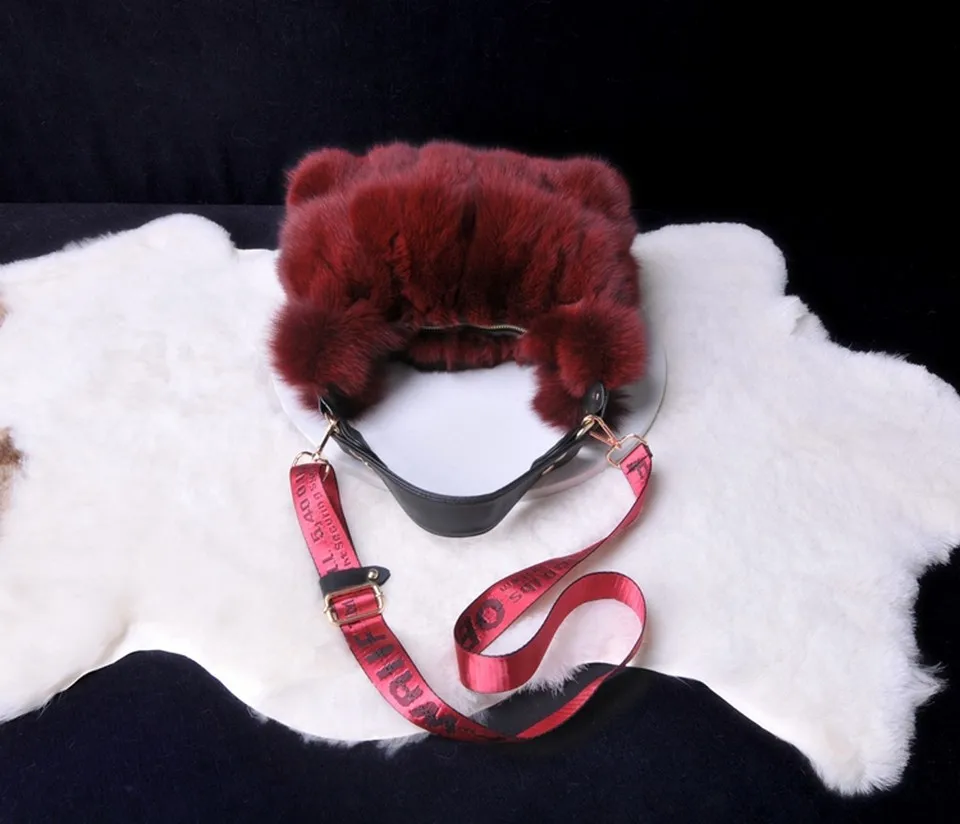 FXFURS, новинка, сумки из натурального лисьего меха, женские сумки через плечо на одно плечо, сумки через плечо из меха серебристой лисы, большие женские клатчи