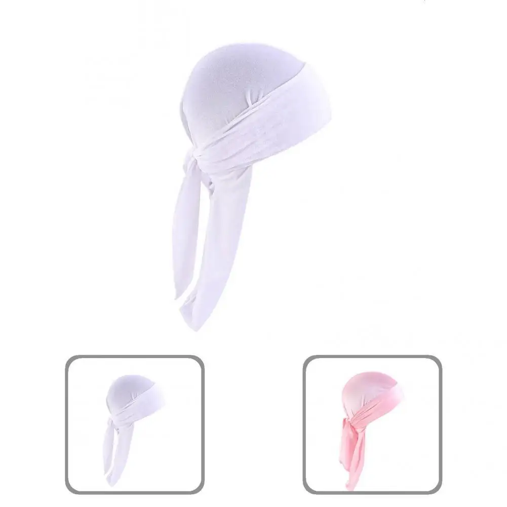 

Comfortable Multiple Colors Men Women Head Wrap with Long Tail for Autumn