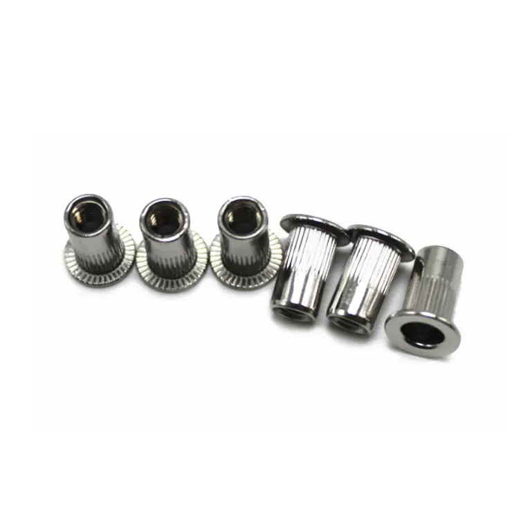 Гайка с заклепками из нержавеющей стали 304 гайка углеродистой плоская головка