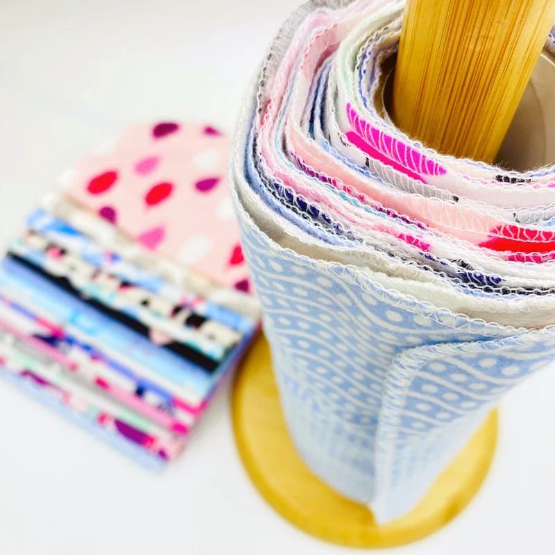 Бумажное полотенце s 10x12 дюймов хлопок чистящие салфетки многоразовые бумажные