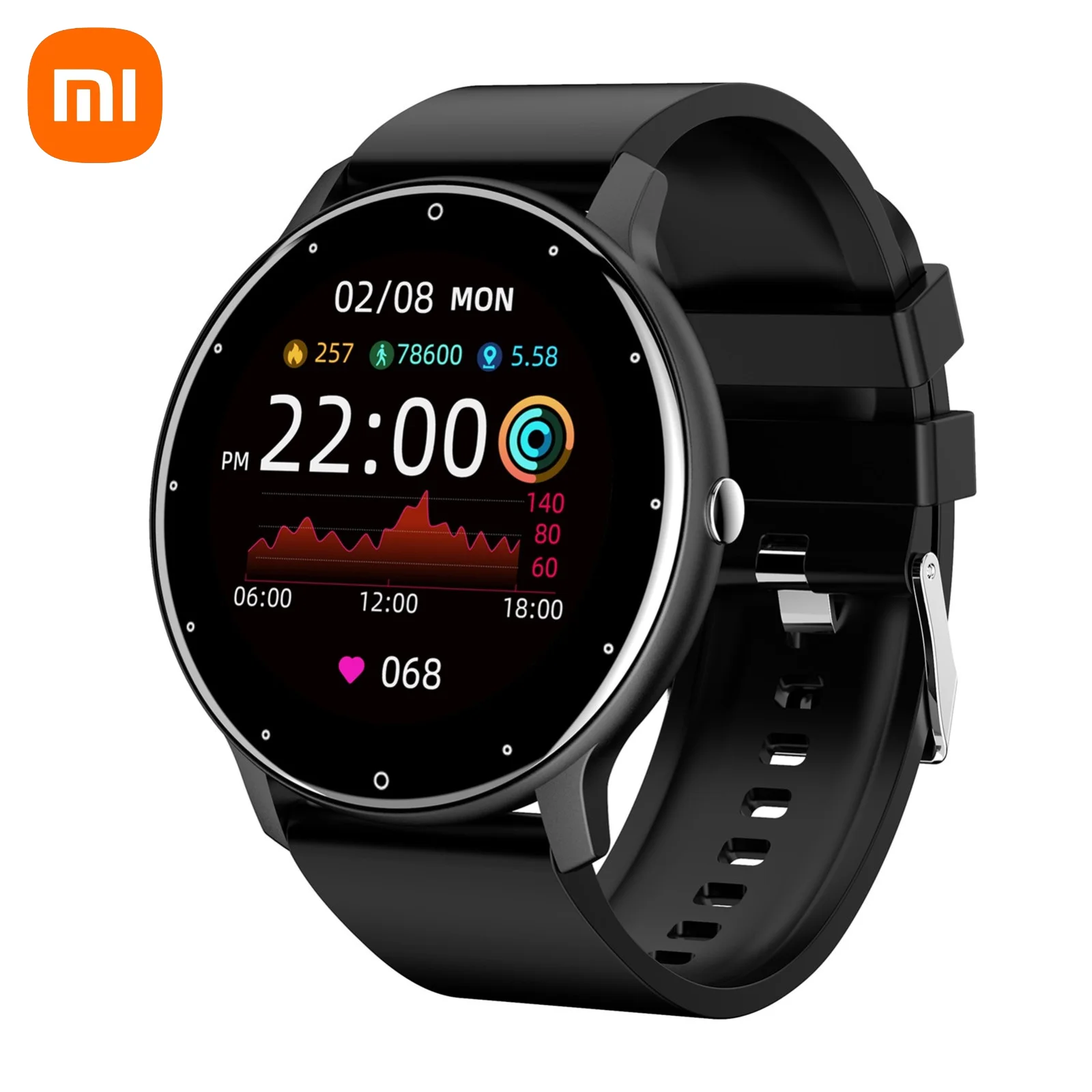 

2021 Смарт-часы Xiaomi Mijia ZL02D мужской фитнес-трекер IP67 водонепроницаемые женские Смарт-часы с записью упражнений сердце смарт-браслет
