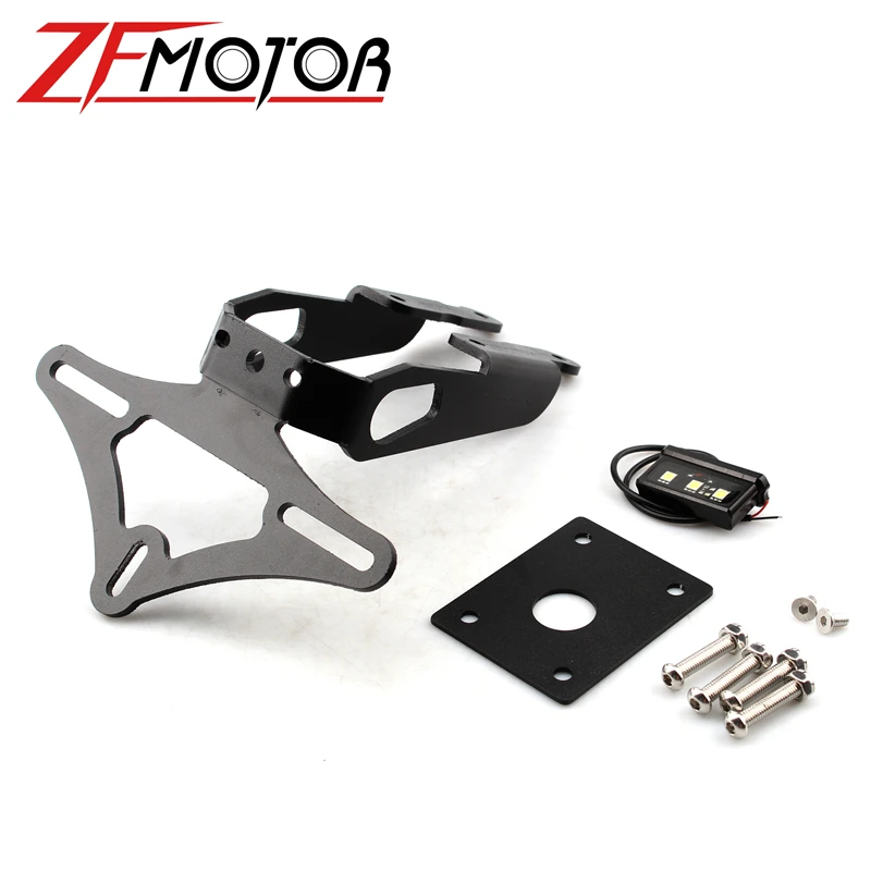 Держатель номерного знака светодиодный светильник для KAWASAKI Z650 2017 2018 2019