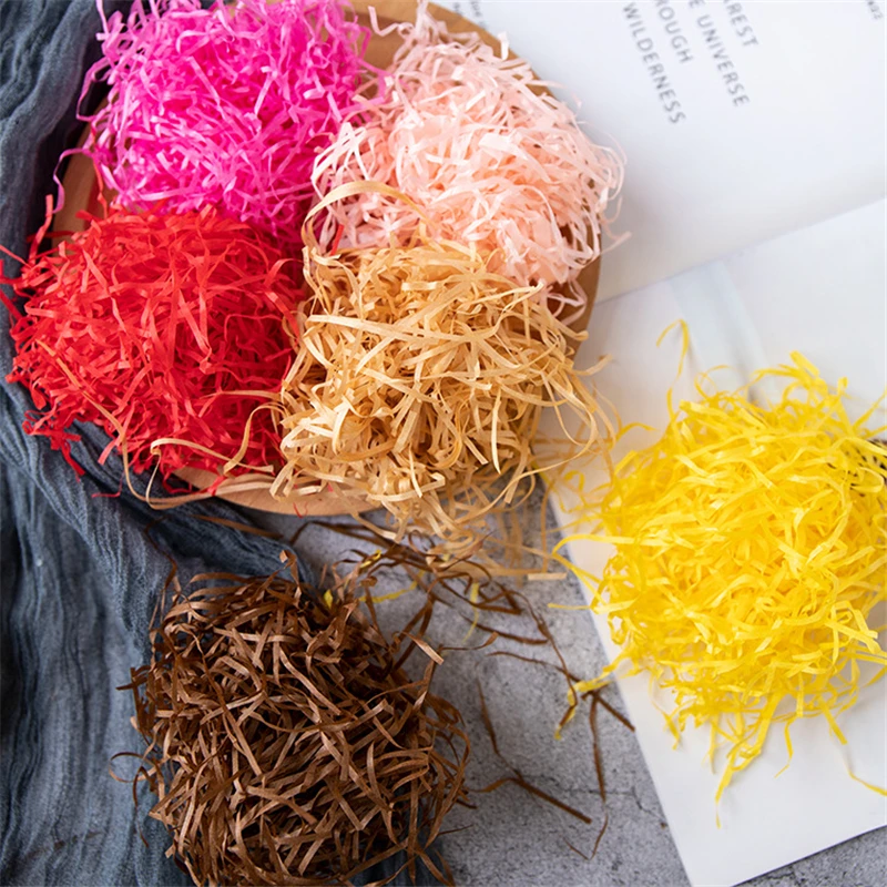 5 шт./лот красочные измельченный рифленый бумажный DIY Подарочная коробка