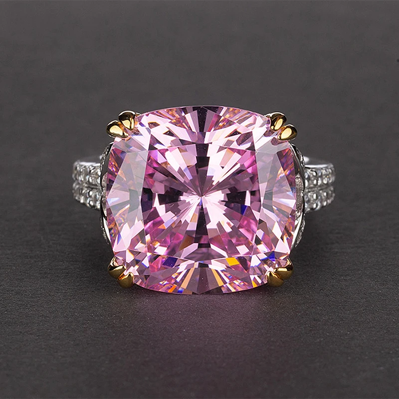 Gemstone кольца для женщин 100% реальные 925 стерлингового серебра ювелирные изделия