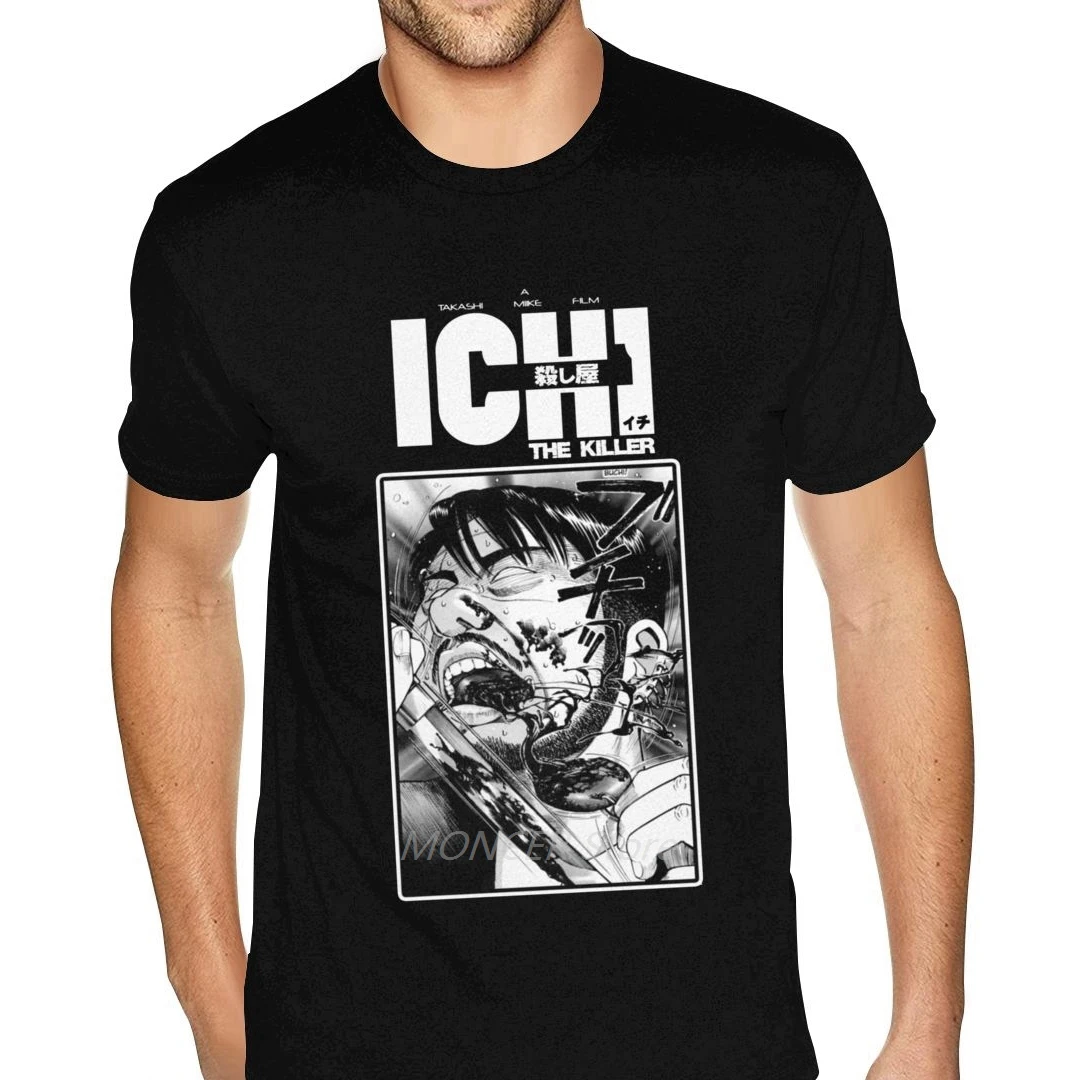 

Creat Own Ichi The Killer -shirts Cotton Boyfriend's Plus Size Black -shirt