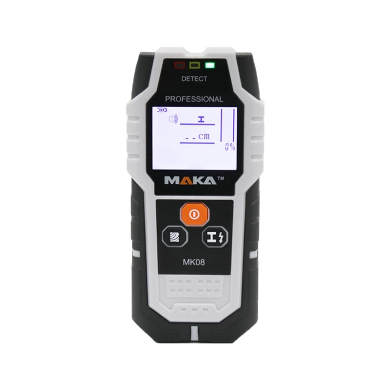 

Настенный сканер MAKA MK08 4 в 1, Многофункциональный датчик для обнаружения дерева, провода, металла