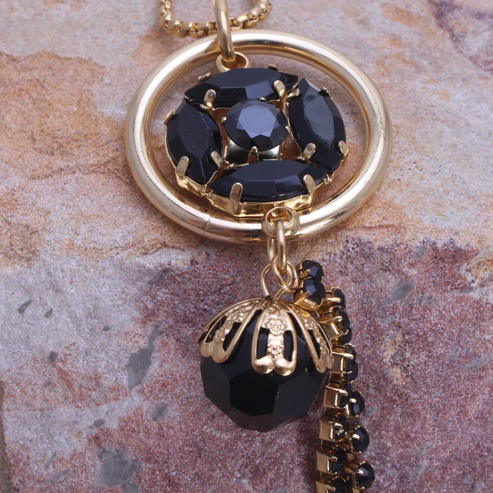 Модное кольцо из нержавеющей стали праздничная бижутерия для женщин 65 см длинная