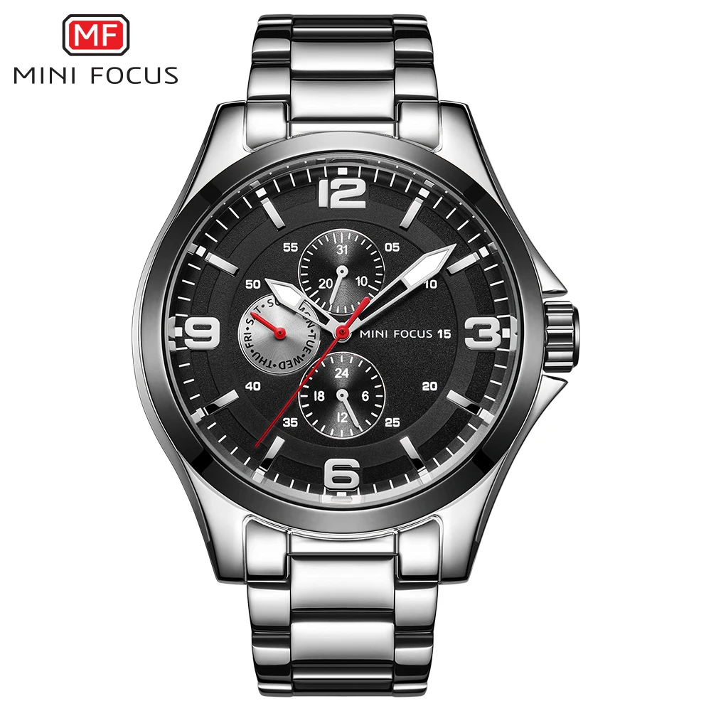 

MINIFOCUS Men Watch Top Luxury Brand Sport Watches Mens Quartz Wristwatch Male Clock Relogio Masculino MF0199G.03