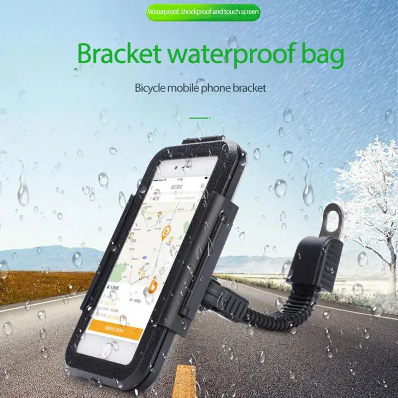 

Universal Bicycle Holder All-inclusive Hard Shell Mountain Motorcycle Waterproof Touch Screen Stand Bicycle Smartphone Holder
