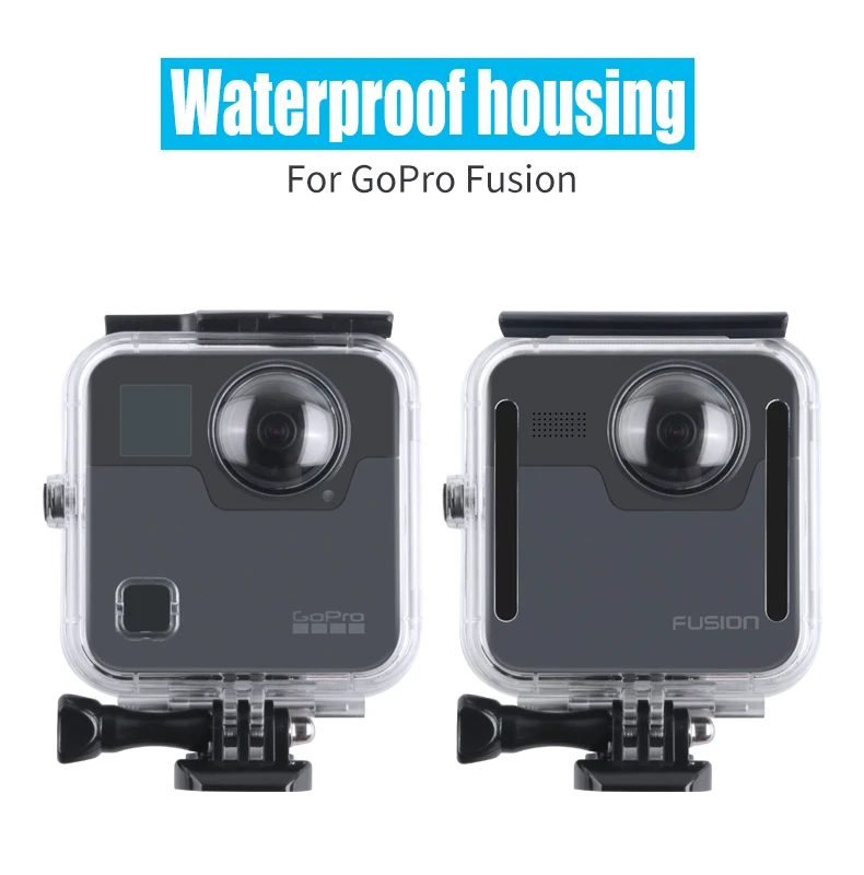 40 м водонепроницаемый корпус задняя дверь для Gopro Fusion 360 камера Подводный бокс для Go Pro Fusion аксессуары для экшн-камеры
