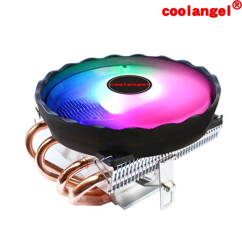 120mm Rgb Low Profile Fan Pwm 4pin Lga 775 1155 1150 1151 1200 1366 2011 X79 X99 Am4 Ventilador