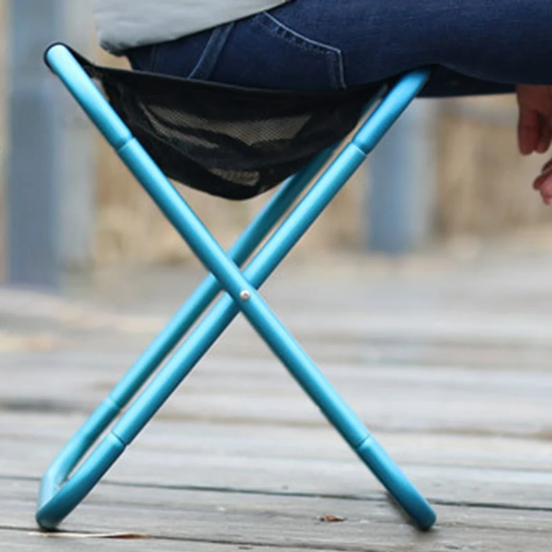 

Folding stool, outdoor portable folding chair, camping chair, camping aluminum alloy fishing stool