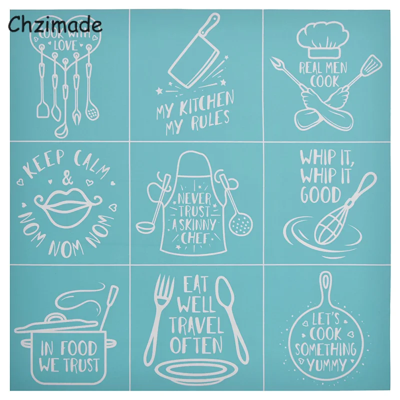 Трафареты самоклеящиеся для шелкографии 13 шт./лот | Дом и сад