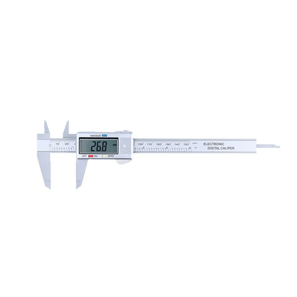 150mm/6inch LCD Digital Electronic Carbon Fiber Vernier Caliper Gauge Micrometer measuring instrument Calipers | Дом и сад