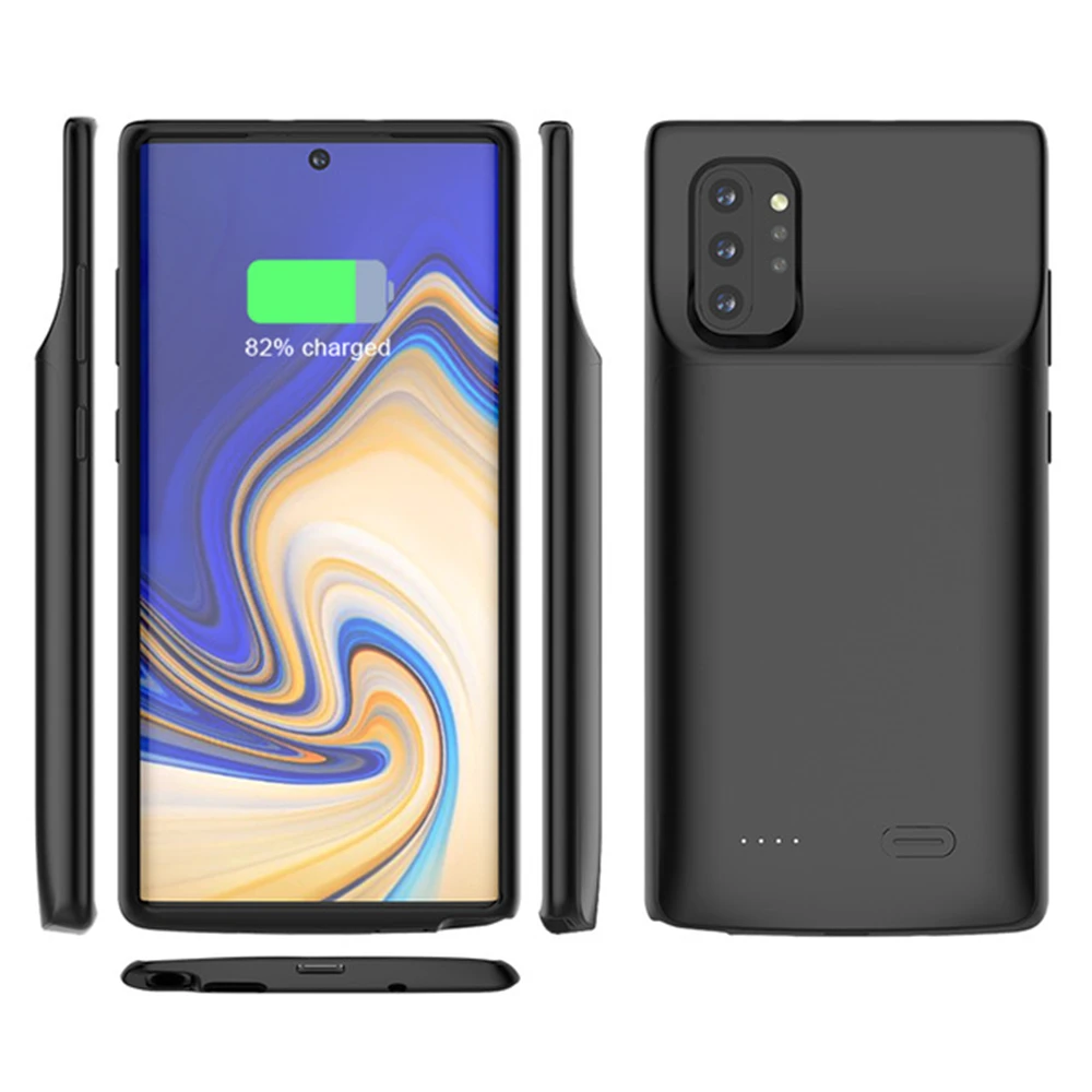 Для samsung Galaxy Note 10 Plus чехол для батареи ультра тонкий резервный внешний аккумулятор перезаряжаемая обложка чехол для samsung Note 10 чехол для питания