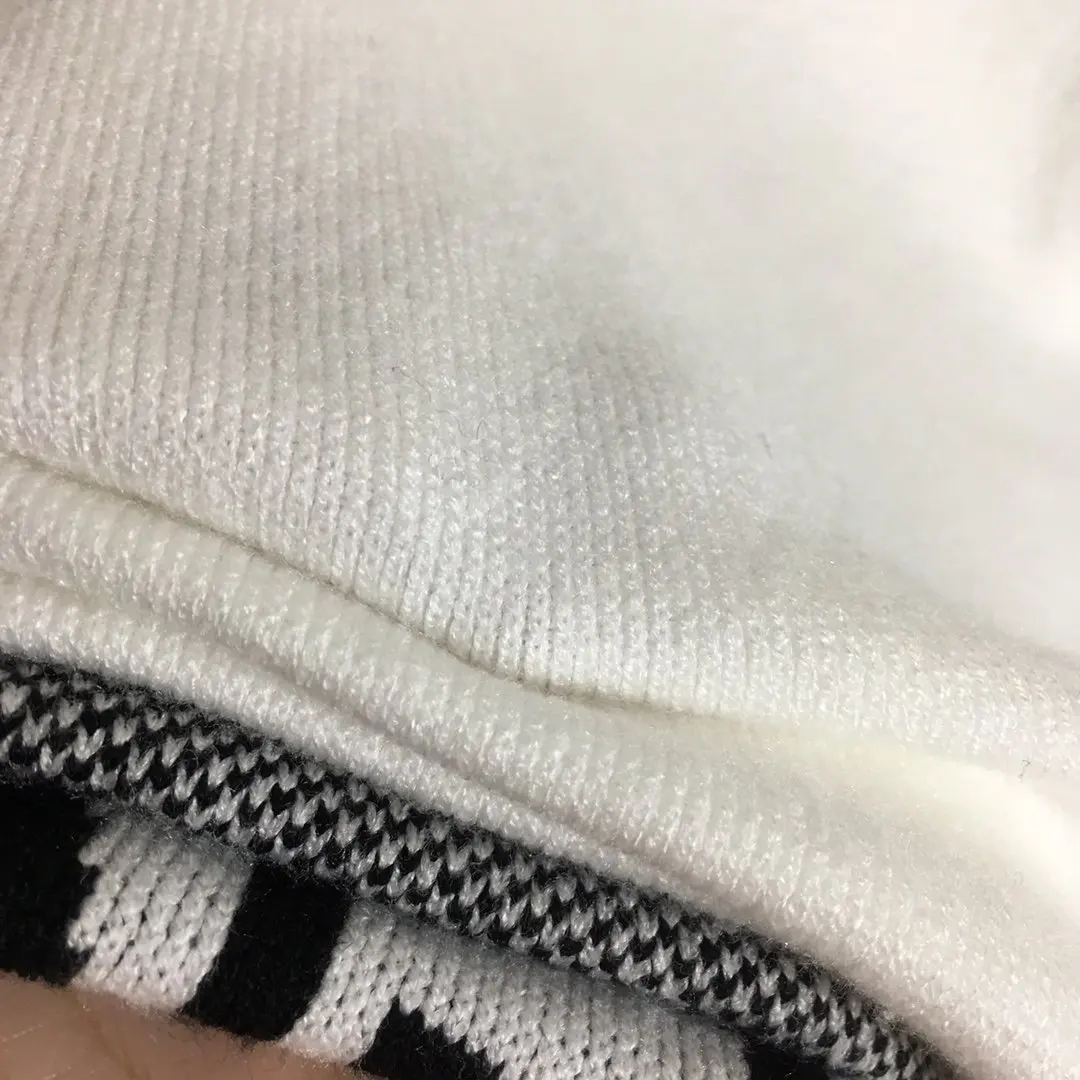 

Autumn / Winter 2021 New Same Letter Jacquard Round Neck Pullover Sweater With Wide Leg Pants Fashion Sweater Suit For Women