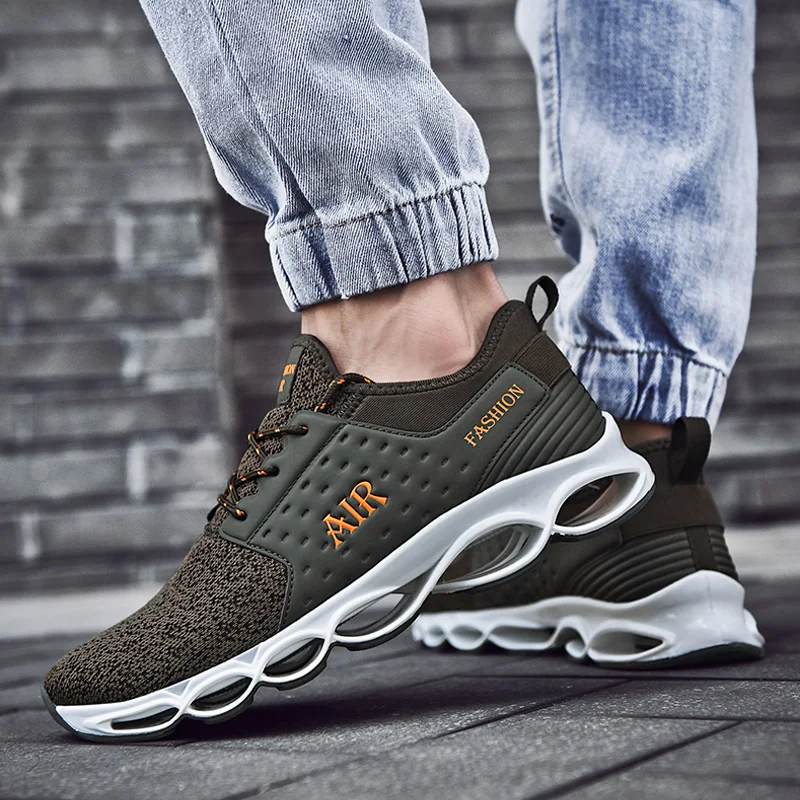 Мужские кроссовки; дышащая повседневная обувь; красовки; Mocassin Basket Homme; удобные легкие кроссовки; Chaussures для мужчин