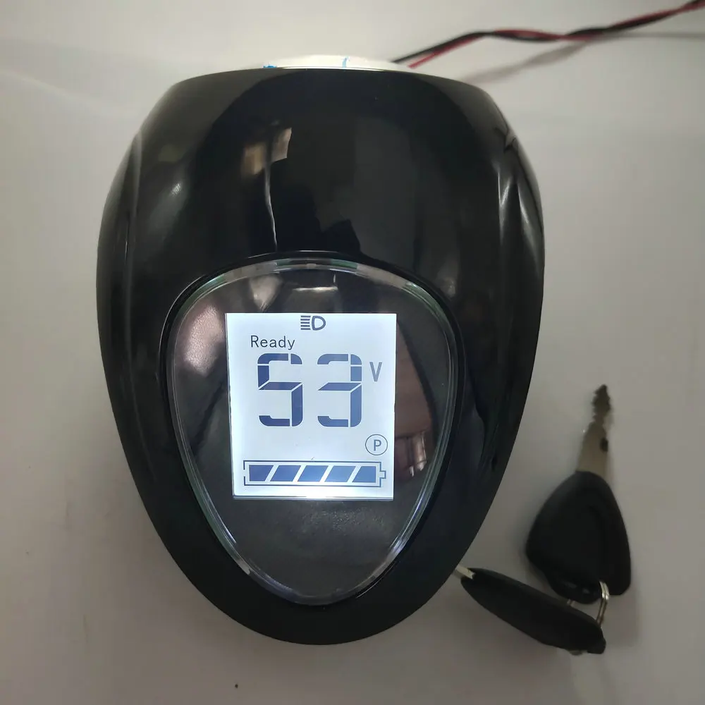 48v60v Front Light With Speed Display&ampLock/Key Electric Bike Accessory Scooter Bicycle Motorcycle ATV Tricycle Mobility Diy Part | Спорт и